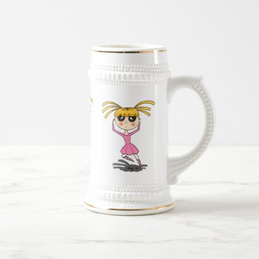 Ballerina Stein Bierpul (Rechts)