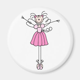 Ballerina Stick Figuur Two Magnet