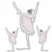 Ballerina Sticker (Voorkant)