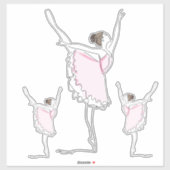 Ballerina Sticker (Vel)