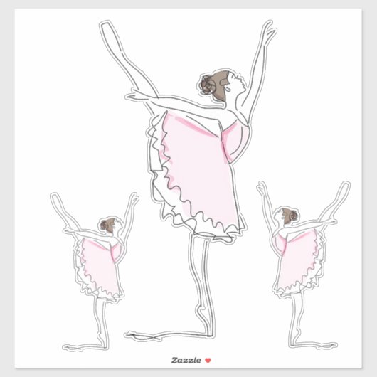 Ballerina Sticker (Vel)
