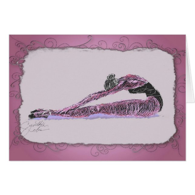 Ballerina stijgt roze (Voorkant Horizontaal)