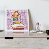 Ballerina stille geest Schrift Poster