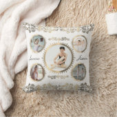 Ballerina  Stylish Gold Sepia Foto Collage Kussen (Deken)