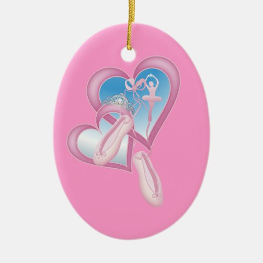 Ballerina SweeBaby Keramisch Ornament (Voorkant)