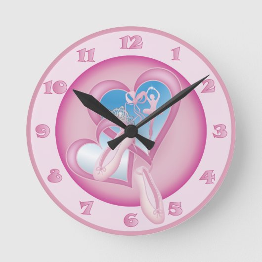 Ballerina SweeBaby Ronde Klok (Voorkant)