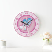 Ballerina Sweetheart - Ballet Clock Grote Klok (Huis)