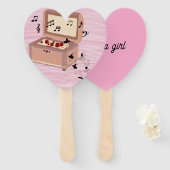 Ballerina Symfonie in een doos - Ballerina Art Handwaaier (Voorkant en achterkant)