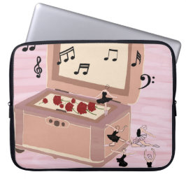 Ballerina Symfonie in een doos - Ballerina Art Laptop Sleeve