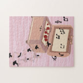 Ballerina Symfonie in een doos - Ballerina Art Legpuzzel (Horizontaal)
