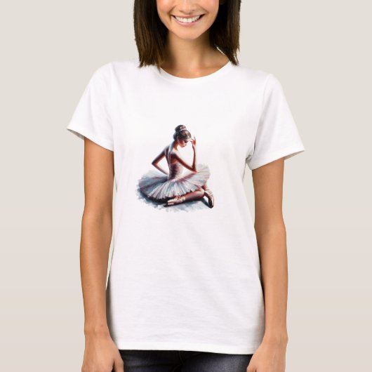 ballerina t-shirt (Voorkant)
