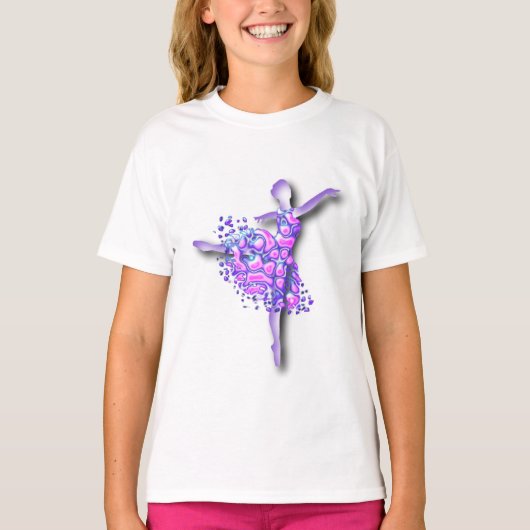 Ballerina T-Shirt Ballet Dance (Voorkant)