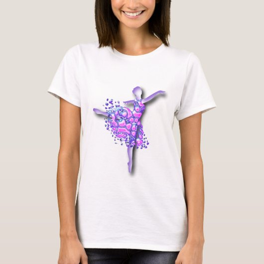 Ballerina T-Shirt Ballet dancer Girl (Voorkant)