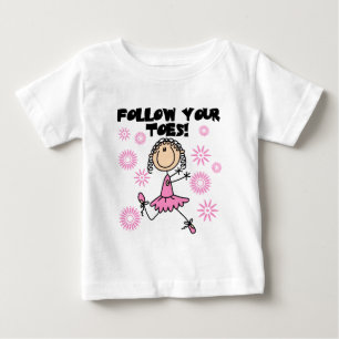 Ballerina T-shirts en cadeaus met 'Follow Your Toe