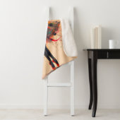 Ballerina Tanzt in Farbexplosion Sherpa Deken (In situ)