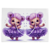 Ballerina Teddyberen Groot Cadeauzakje (Achterkant)