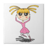 Ballerina Tegel Tegeltje (Voorkant)