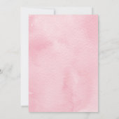 Ballerina thema verjaardagsfeestje uitnodiging (Achterkant)