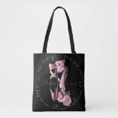 Ballerina Toe Shoes Medallion Uw evenement Tote Bag (Voorkant)