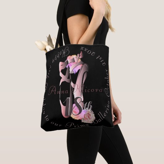 Ballerina Toe Shoes Medallion Uw evenement Tote Bag (Dichtbij)