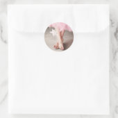 Ballerina Toes Ronde Sticker (Tas)