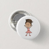 Ballerina-toets Ronde Button 3,2 Cm (Voorkant /achterkant)