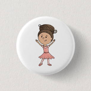 Ballerina-toets Ronde Button 3,2 Cm