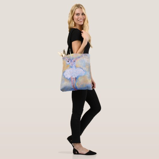Ballerina Tote Bag (Op model)