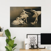 ballerina trio poster (Thuiskantoor)