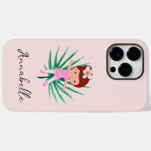 Ballerina Tropical Life Case-Mate iPhone Case (Achterkant (horizontaal))