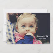 Ballerina Tropical Sparkle Invitation Kaart (Achterkant)