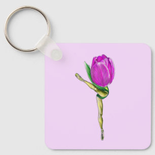 Ballerina Tulip Ballet Dancer Sleutelhanger