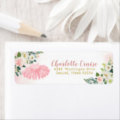 Ballerina Tutu Baby shower Adreslabel Etiket (Insitu)