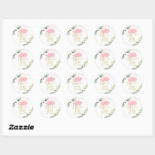 Ballerina Tutu Baby shower Dank u Sticker (Vel)