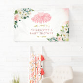 Ballerina Tutu Baby shower grote banner (Insitu)