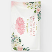 Ballerina Tutu Baby shower grote banner (Verticaal)