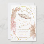 Ballerina Tutu Baby Shower Kaart (Voorkant)