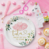 Ballerina Tutu Baby shower Papier Bord (Feest)