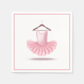 Ballerina Tutu Ballet Pink Elegant Glam Girly Servet (Voorkant)