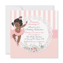 Ballerina Tutu Ballet Roze Wit Strepen Kant