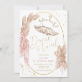 Ballerina Tutu Birthday Party Kaart (Voorkant)