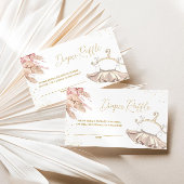 Ballerina Tutu Diaper Raffle Invitation Enclosure Informatiekaartje