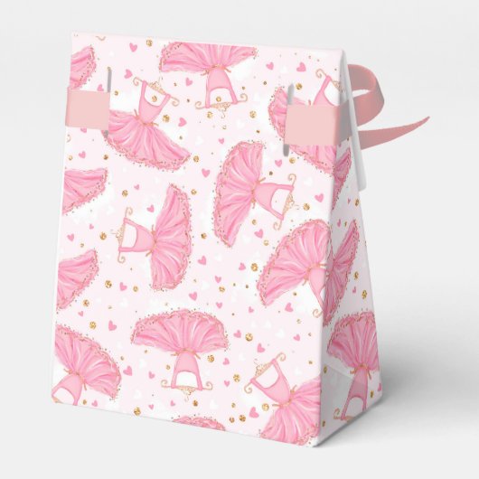 Ballerina Tutu Jurk Bedankdoosjes (Achterkant)