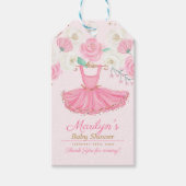 Ballerina Tutu Jurk Dank u Cadeaulabel (Voorkant)