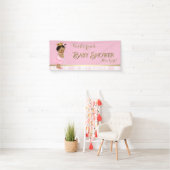 Ballerina Tutu Parel Baby Shower Spandoek (Insitu)