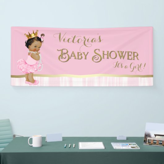 Ballerina Tutu Pearl Baby shower Spandoek (Beurs)