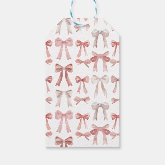 Ballerina Tutu Schattige Ballet Roze Script Verjaa Cadeaulabel (Achterkant)