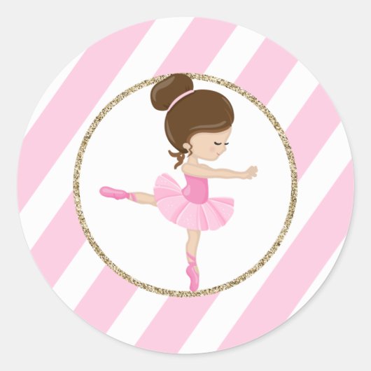 Ballerina tutu Sticker (Voorkant)