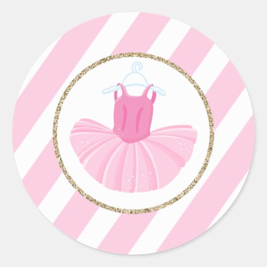 Ballerina tutu Sticker (Voorkant)