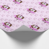 ballerina uil cadeaupapier (Hoek)